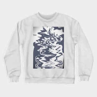 Digital Marbling Art : The Way of Water Crewneck Sweatshirt